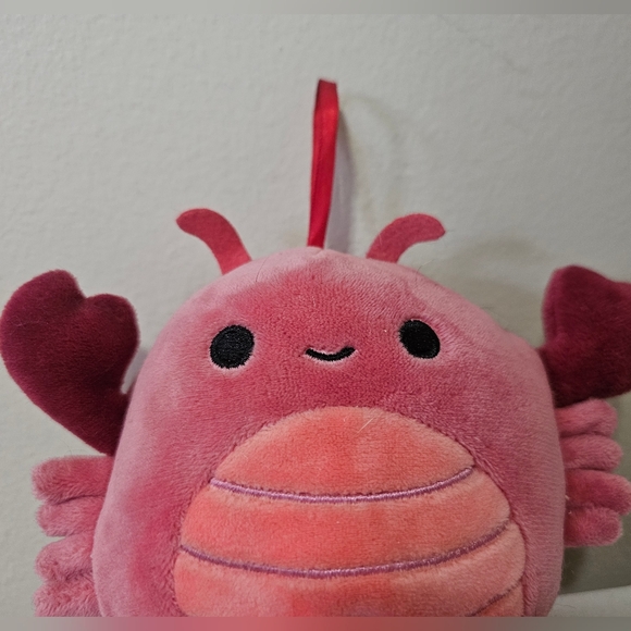 Squishmallows 4” Lorono The Lobster Ornament Plush Toy - Picture 2 of 7